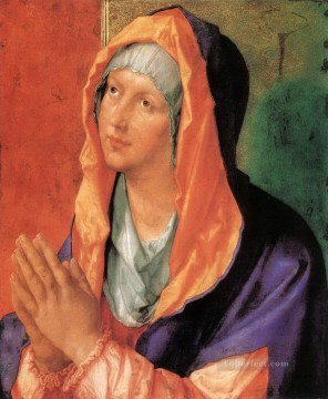 アルブレヒト・デューラー Painting - 祈りの中の聖母マリア アルブレヒト・デューラー